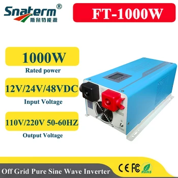 1000W/1KW a térképről power inverter 12V/24V/48Vdc 110v/220vac Solar egy tiszta szinusz hullám power inverter