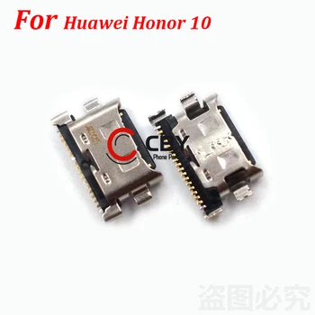 10db A Huawei Honor 10 / 10 Lite Micro USB Töltő Port Dokkoló Csatlakozó Plug Töltő Csatlakozó Aljzat Javítása