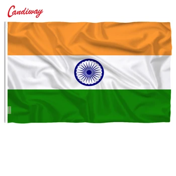 3X5 INDIA INDIAI ZÁSZLÓ ORSZÁG ZÁSZLÓK ÚJ BANNER Poliészter Banner Flying150* 90 cm kerti NN100