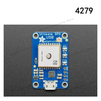 4279 GNSS / GPS Fejlesztési Eszközök Adafruit Végső GPS, USB - 66 csatorna w/10 Hz frissítések