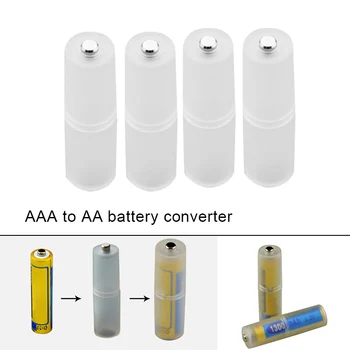 4db AAA AA Méretű Akkumulátor Átalakító Adapter Akkumulátor Tartót Tartós Esetben Váltó Akkumulátor Átalakító Adapter H-a legjobb