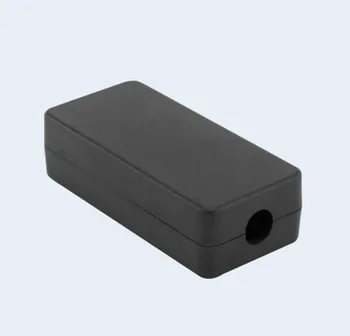 55*25*16 mm-es Fekete műanyag csatlakozó doboz, USB-power over the shell doboz burkolat