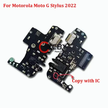 5DB A Motorola Moto G Stylus 4G 2020 5G 2021 2022 USB Töltő Port Dokkoló Csatlakozó Tábla Flex Kábel Javítás Alkatrész