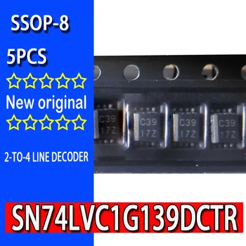 5DB Vadi új, eredeti helyszínen SN74LVC1G139DCTR szitanyomás C39 SSOP-8 jel kapcsoló/codecr 2--4-ES VONAL DEKÓDER