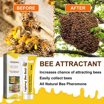 60ml Méh Könnyű Attraktáns, Hogy Vonzza Ács Méhek A Csapda teljesen természetes Alapanyagokból Mézes Kaptár Apicultura Méhészeti Rávegyék
