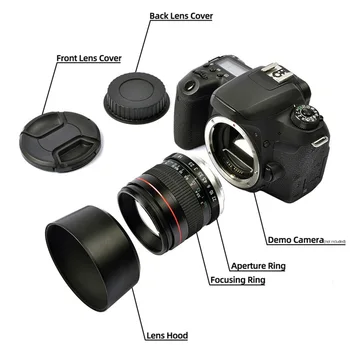 85mm F1.8 a Kamera Lencséje az F1.8 Fix Fókusz Portré, Makró Tiszta Kézi Fókusz TÜKÖRREFLEXES Fényképezőgép Objektív