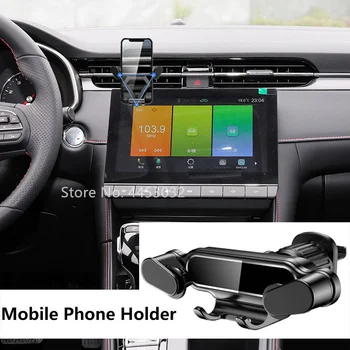 A gravitáció Autós Telefon tartó MG MG6 ZS HR-EV Szellőző rögzítőcsipesz Mobil Telefon készenléti GPS Támogatás Tartozékok