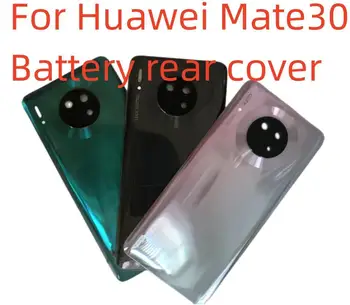 A Huawei Mate 30 Üveg Hátlap Javítás Cserélje Ki A Telefon Akkumulátor Ajtó Esetében + Kamera Lencséje Logó Ragasztó