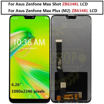 az asus Zenfone Max Plusz ZB634KL LCD Kijelző érintőképernyő Digitizer Csere Asus Zenfone Max Lövés ZB634KL lcd