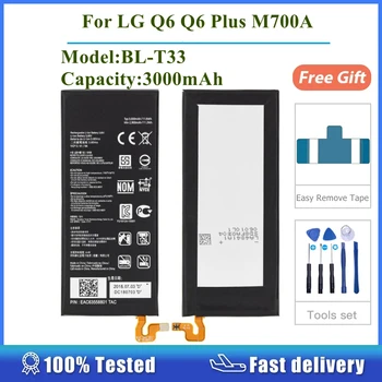 Az LG Q6 M700A M700AN M700DSK M700N BL-T33 3000mAh Mobil Akkumulátor alkatrész Csere