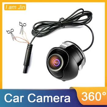 CCD HD éjjellátó Kamera Autó Visszapillantó Kamera Tolató Kamerával 360 fokban Állítható a Parkolás Sort 4 Pin 170°