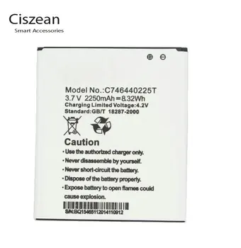 Ciszean 1x 3,7 V 2250mAh Csere Li-ion Akkumulátor C746440225T BLU STÚDIÓ 5.5 D610 D610A akkumulátorok