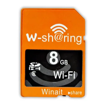 Class 6 Wifi SD Kártya 8GB Kapacitású Memóriakártya
