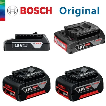 Eredeti Bosch 18V Szakmai Lítium Akkumulátor BOSCH Professzionális 18V Teljesítmény Eszközök Gyors Töltés 220V Töltő