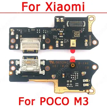 Eredeti Felelős Testület A Xiaomi Mi Poco M3 Töltés Port Szalag Csatlakozó Usb-Csatlakozó Csere, Javítás Lemez Alkatrészek