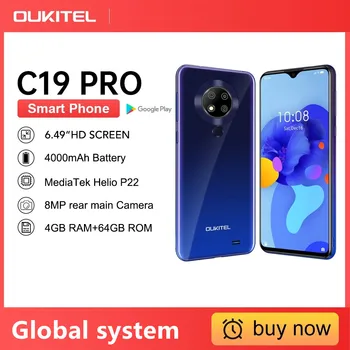 Eredeti Oukitel C19 Pro Okostelefon, 4GB RAM, 64 GB ROM 6.5