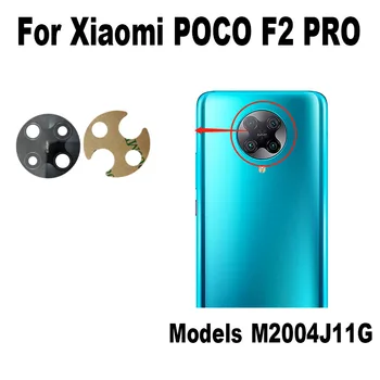 Eredeti, Új, A Xiaomi POCO F2 Pro Hátsó Kamera Hátsó Üveg Lencse Ragasztóval Matrica, Öntapadó M2004J11G