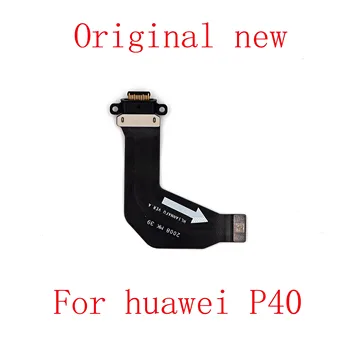 Eredeti új USB csatlakozó felelős testület Huwei P40 felelős port flex csere rész