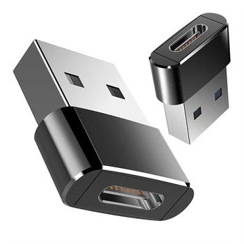 Fém USB Férfi C Típusú Női OTG Adapter USB-C Konverter Xiaomi Nexus 5x 6p Szuper 3 2 Macbook USB Típus-C Kábel Adapter
