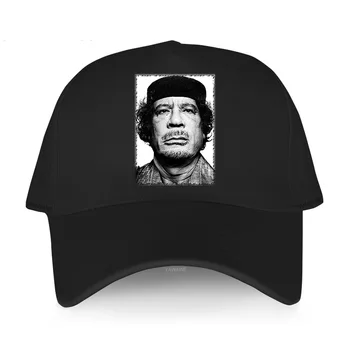 Férfi Divat nyomtatott Kalap márka eredeti Kap Kadhafi Líbiai Diktátor Portréját Unisex Lélegző Baseball sapka Barátja, kalapok