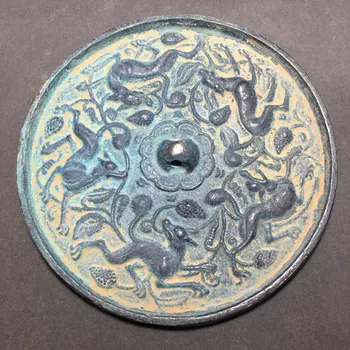 Gyűjtse össze Kínai kézzel készített 'Zhenzhai Zhaocai Piyuan Öt Szörnyeteg az Ókori Bronz Tükör'
