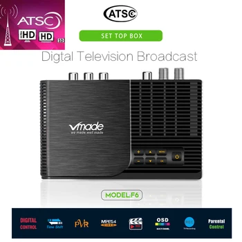 Hotsale USA, Mexikó, Kanada Atsc-t Földfelszíni Digitális TV-Vevő a szabadon fogható Tv Tuner Atsc Tv Box Dolby Ac3 Atsc Digitális Adás