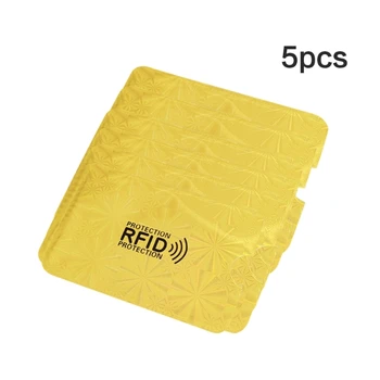 ID Bank Kártya Tartóját védőtasak RFID-Blokkoló Alumínium Hitelkártya Organzier a Nők a Férfiak Hordozható 5/10/20db