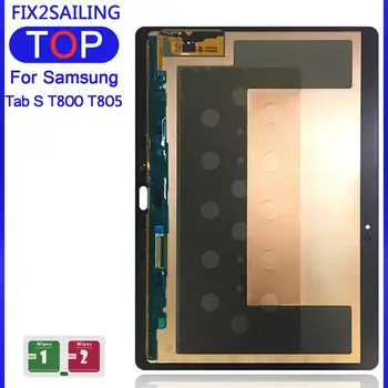 LCD Kijelző SamSung Galaxy Tab S T800 T805 SM-T800 SM-T805 LCD Kijelző érintőképernyő Digitalizáló Közgyűlés