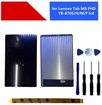 LCD Kijelző érintőképernyő Csere, illetve Digitalizáló Teljes Összeállítás a Lenovo Lap M8 FHD TB-8705/N/M/F