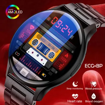 LIGE NFC Access Control Intelligens Karóra Férfi IP68 Vízálló Egyéni Óra Arca Vérnyomás pulzusmérő Férfi Smartwatch 2023