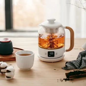 Medve 220V Tea Készítő Egészségügyi Kassza Háztartási 0.8 L Tea Gőzös Kicsi Teáskanna Elektromos teafőző a szoba alapfelszerelései közé Egészségügyi Kassza Vízforraló