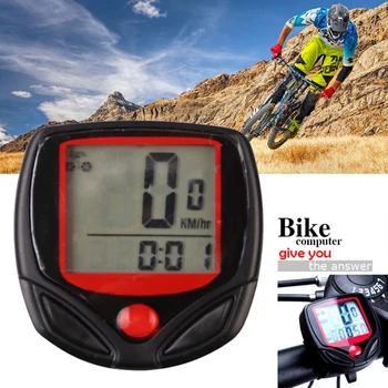 Mountain Bike Sebességmérő Kerékpáros Impulzus Sebesség Jelölő Tachymeter Sebességmérő Multifunkcionális Kód Méteres Kültéri Kerékpár Kiegészítők