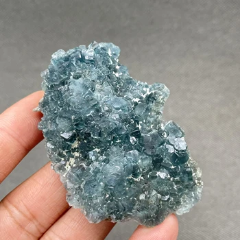 Nagyon ritka! 70g Természetes kék fluorit ásványi minta kristály Kövek, kristályok, Gyógyító kristály