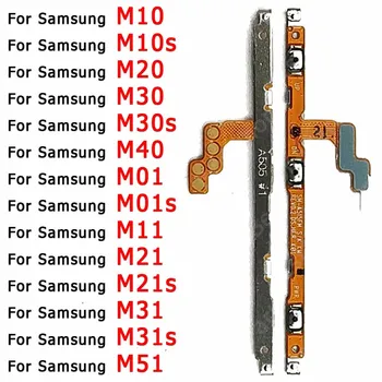 Oldalsó Gomb Hangerő Új Csere Samsung Galaxy M11 M21 M21s M31 M31s M51 M10 M20 M30 M30s M40 Power Off Gomb Flex Kábel