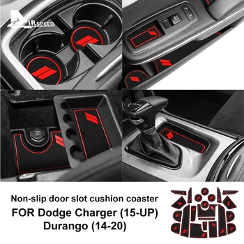 Pohártartó Szőnyeg Dodge Durango 2014-2020-As Töltő 2015-2023 Anti-Slip Vízálló Gumi Alátét Berendezés Belső Kiegészítők
