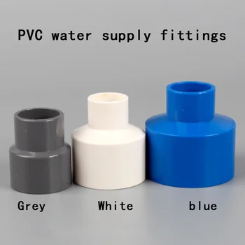 PVC Egyenesen Csökkenti a Csatlakozók Víz Cső Adapter akvárium Cső Közös Kert Öntözés Szerelvények 20 25 32 40 50 mm-es 1 Db