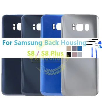 SAMSUNG Galaxy S8 G950F S8 plusz G9550 Vissza az akkumulátorfedelet Hátsó Ajtó Üveg Ház Esetben Cserélje ki A SAMSUNG S8 akkumulátorfedelet