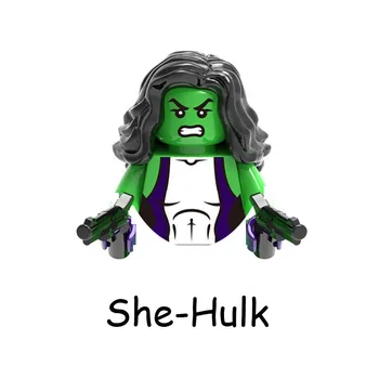 Super Heroes A She-Hulk Jennifer Susan Walters Modell Akció Ábra Blokkok Építése Épület Tégla Játékok