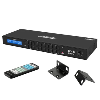 TESmart HDMI Mátrix Kapcsoló Támogatja 4k30hz 8x8-as HDMI Matrix UHD Megjeleníti HDCP EDID HDMI Switcher 4k videó mátrix