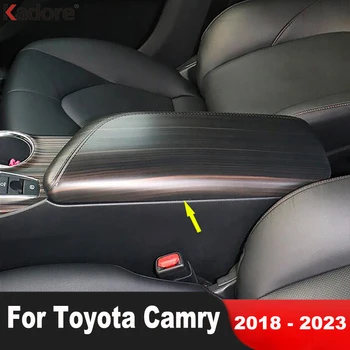 Toyota Camry 70 2018 2019 2020 2021 2022 2023 Szén-Autó Konzol Karfa Doboz Panel Fedél Berendezés Belső Fröccsöntés Tartozékok