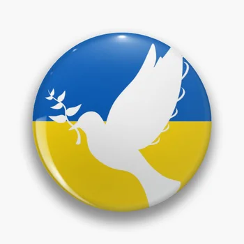 Ukrajna broche Jelvény csapok, póló, Vicces Ruhákat egyéni Hajtóka csapok hátizsákok pin Gallér