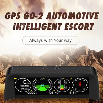 X90 Autó GPS HUD Digitális Sebességmérő, Plug And Play Az Autók HUD KM / h KM/H Inclinometer Iránytű, Autó Tartozékok