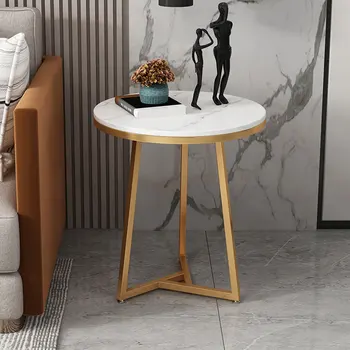 Északi sarkon asztalkák Erkély szabadidő Kör márvány kis asztalon nappali bútor fény luxus INS Éjjeliszekrény