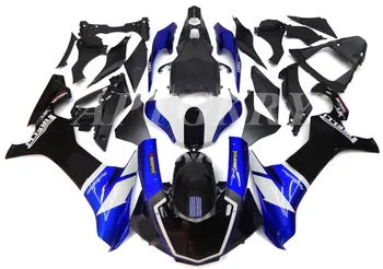 Új, ABS Műanyag Héj Motorkerékpár Spoiler készlet Alkalmas YAMAHA YZF R1 2015 2016 2017 2018 YZF-R1 YZF 1000R Egyéni Fekete-Kék