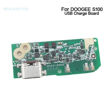 Új, Eredeti DOOGEE S100 USB-Board Base Töltés Port Fórumon Mikrofon DOOGEE S100 Okos Telefon