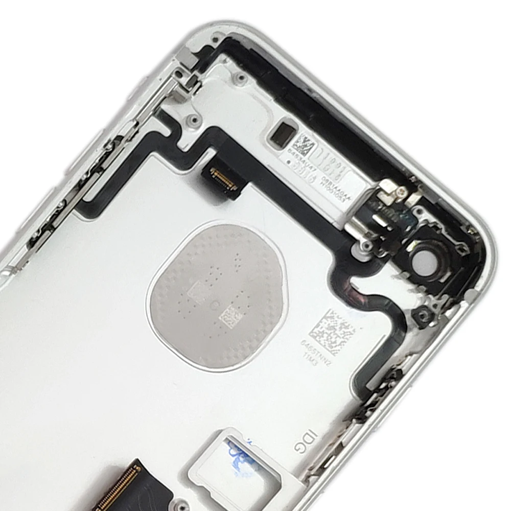 Teljes Összeállítás Akkumulátor Ház iPhone 7 Hátsó Ajtó, Hátsó Borító Vibrátor Oldalsó Gomb Középső Keret, Futómű Flex Kábel