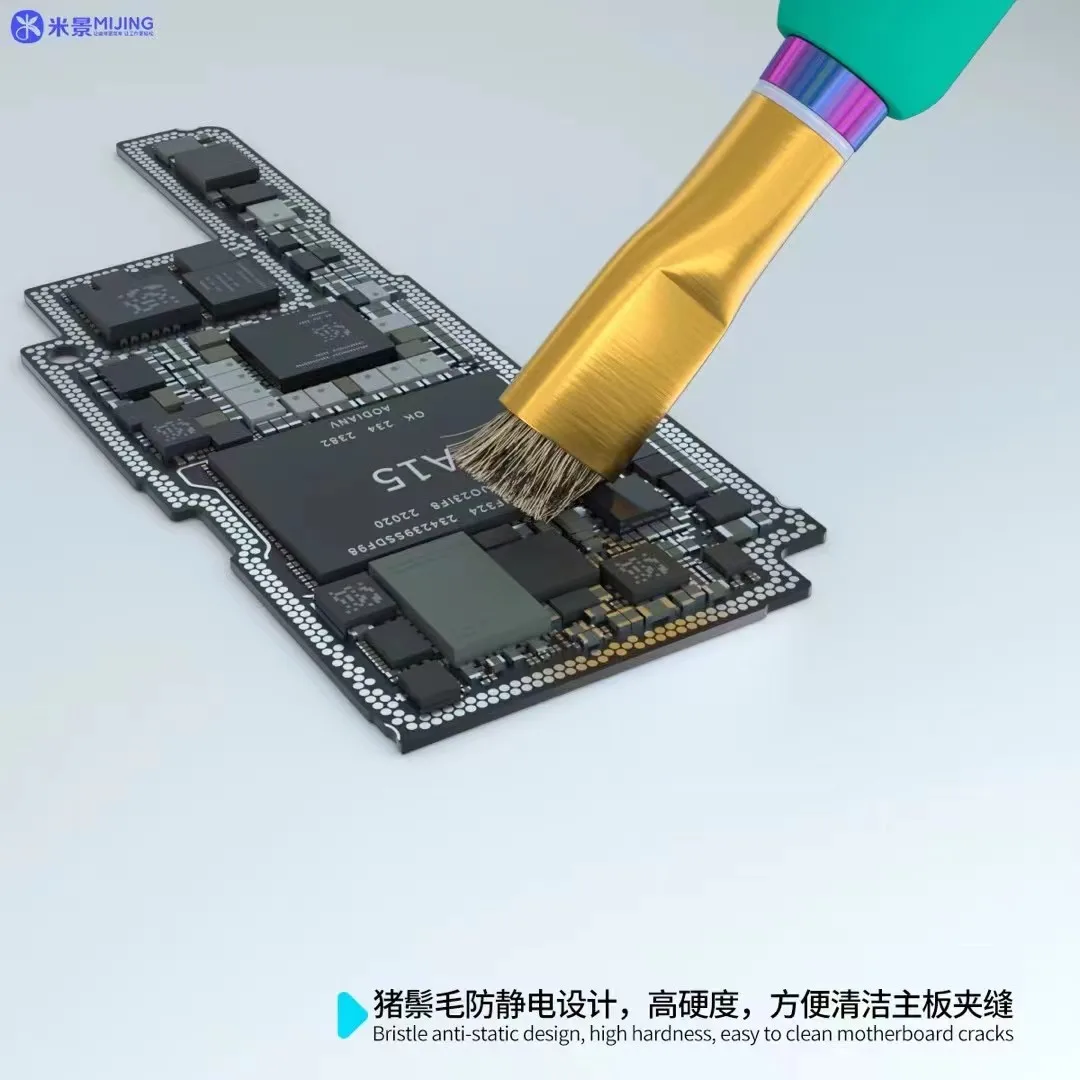 2DB MiJing SS2 IC Pad Tisztító Kefe antisztatikus Ragasztó Alaplap CPU PCB Chip Tiszta Por Eltávolítása Ecset