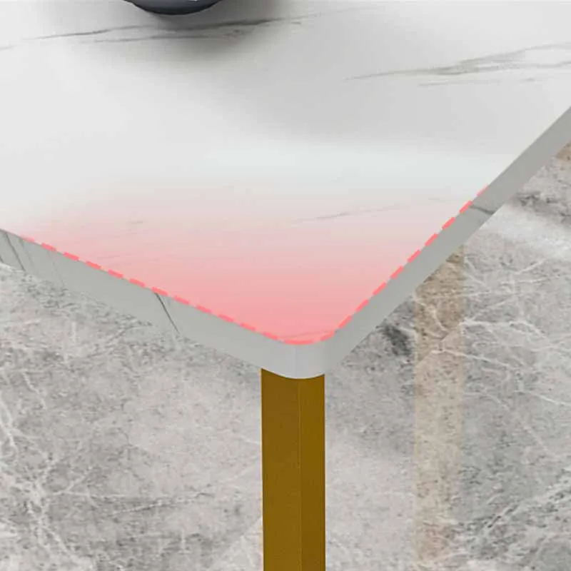 Északi Arany Lábak Étkező Asztal Luxus Szervező Modern Köröm Asztalkák Számítógép Nappali Fennsík De Jantar Otthon Bútor