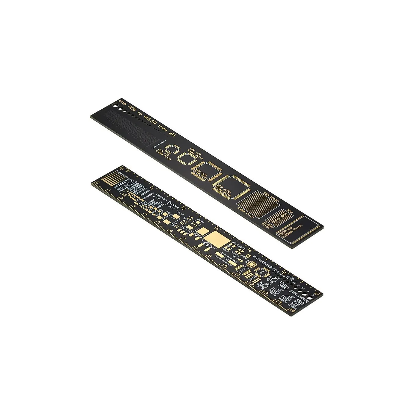 PCB Uralkodó Multi-funkcionális Mérési Eszköz, Ellenállás, Kondenzátor Chip IC SMD Dióda Tranzisztor 3 Típus 15cm 20cm 25cm