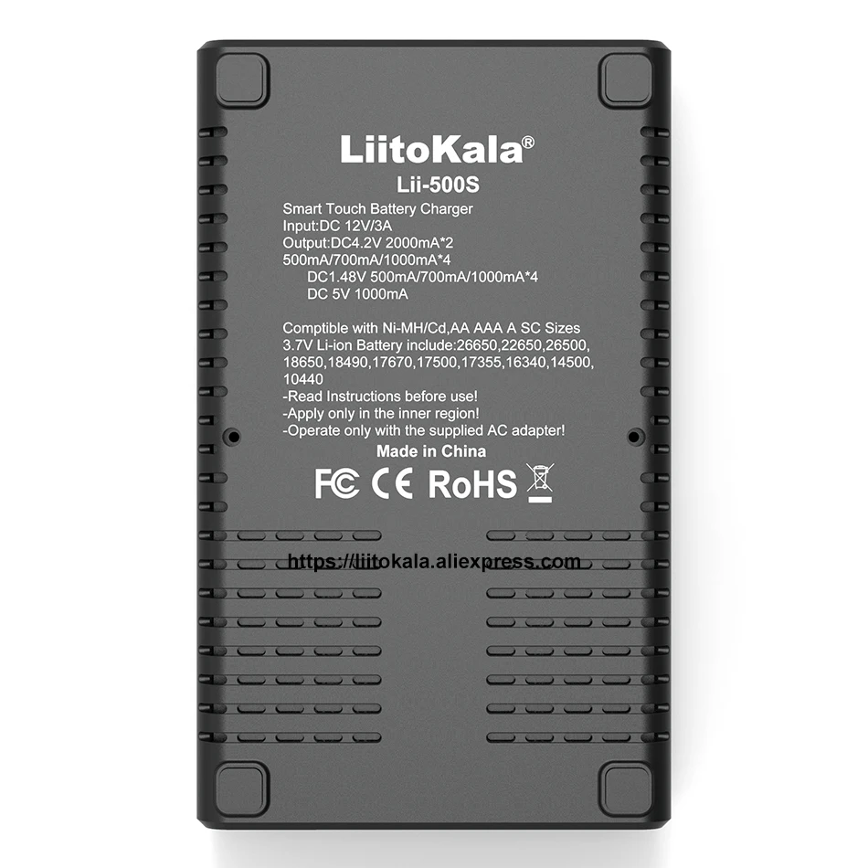 Liitokala Lii-500 Lii-PD4 Lii-500S Lii-PD2 LCD-3.7 V 18650 18350 18500 21700 20700B 20700 26650 AA NiMH lítium-akkumulátor Töltő